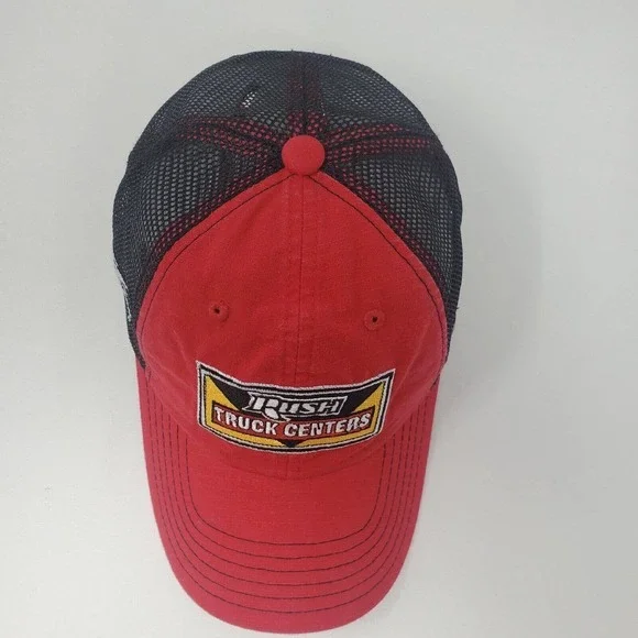 Tony Stewart Baseball Hat Rush Truck Center Red One Size Stewart Haas - Picture 6 of 10